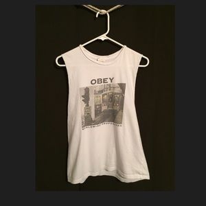 Obey muscle shirt